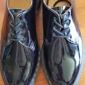 DR. MARTENS BLACK PATENT LEATHER.  Bought for a job and never wore.